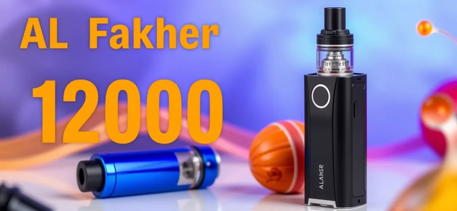 Al Fakher 12000 vaping device showcasing its sleek design, advanced mesh coil technology, and options for various nicotine levels