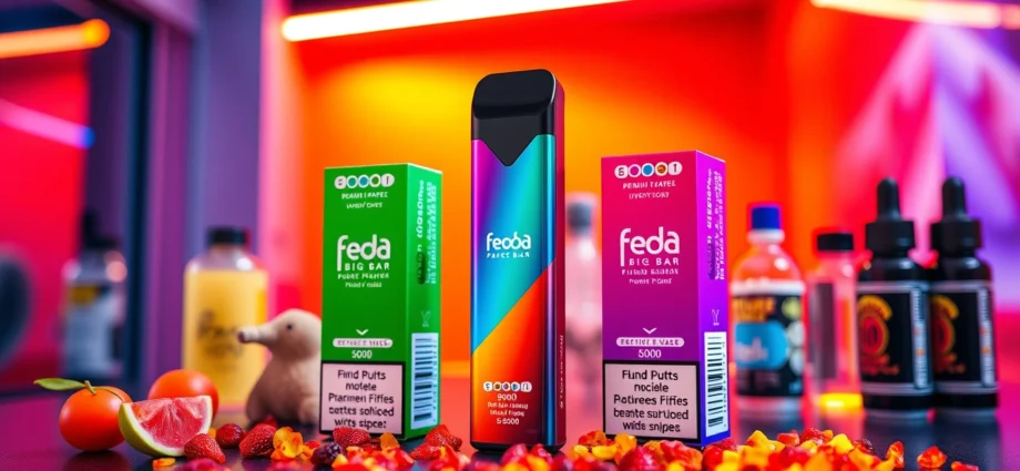 Feoba big bar 6000 disposable vape with colorful packaging and 6000 puffs of rich flavors